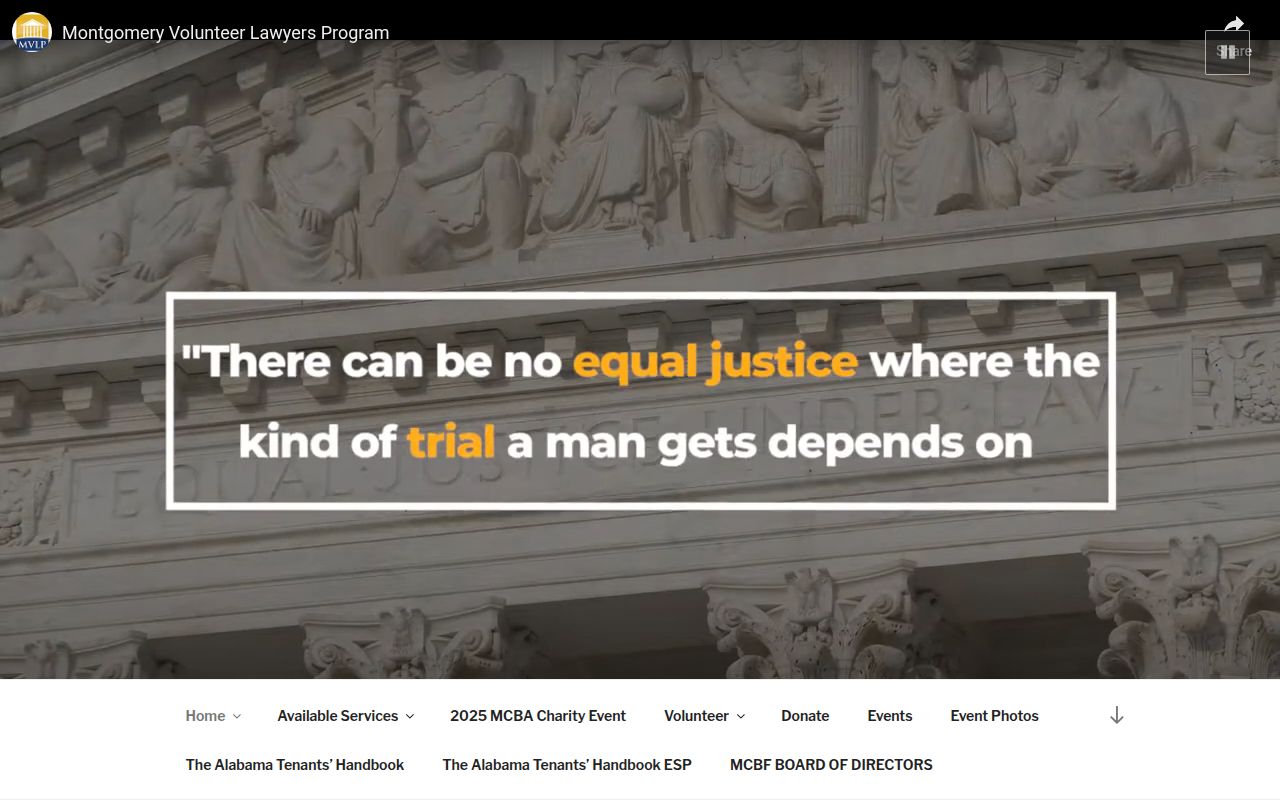 Montgomery Volunteer Lawyers Program providing free legal assistance